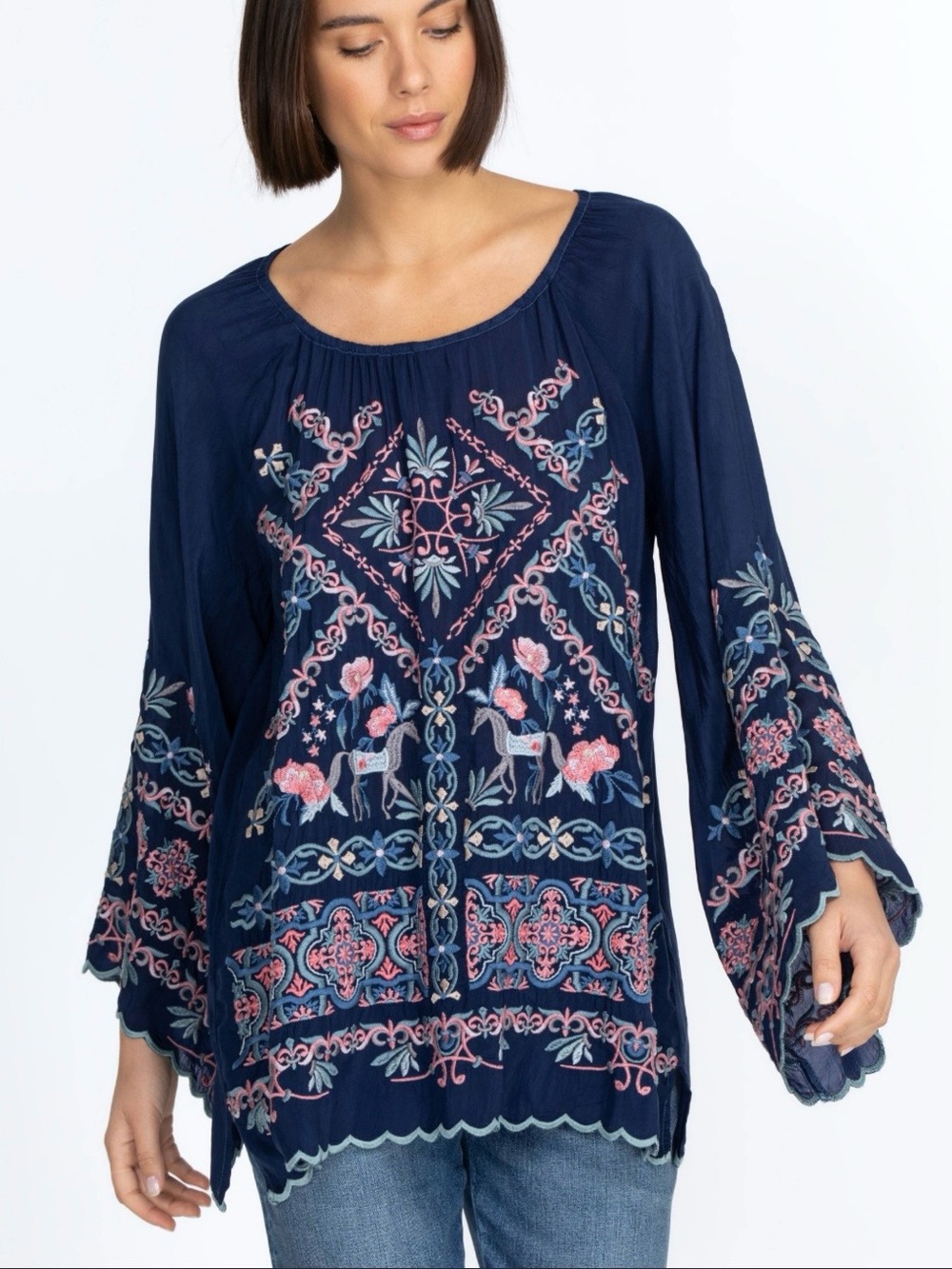 NWT Johnny Was Lina Embroidered Tunic